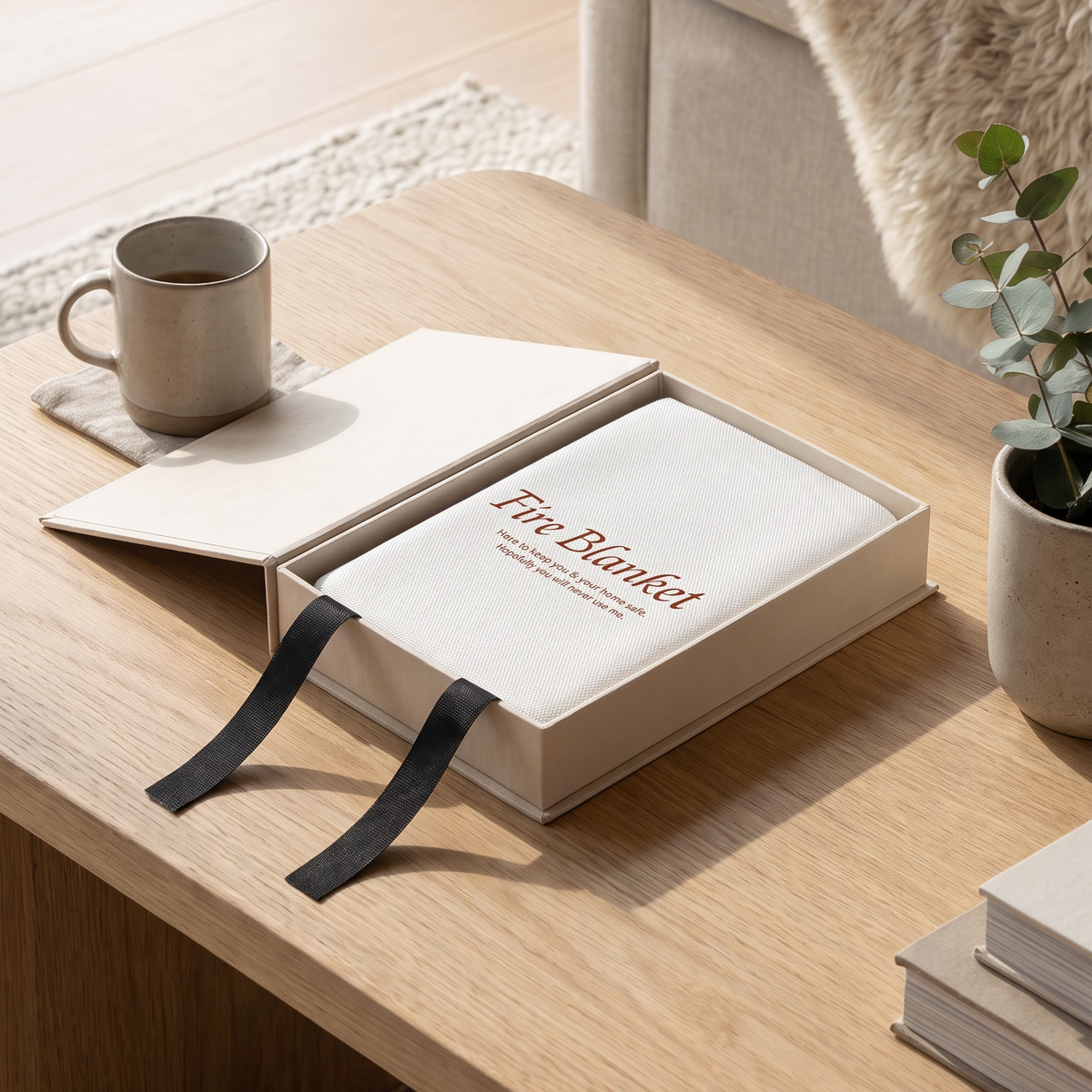 Fire Blanket Coffee Table Book